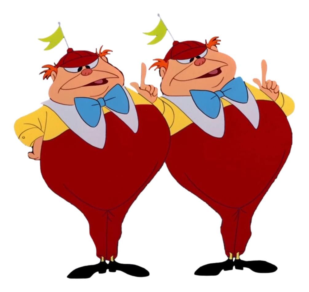 トゥイードルダム、トゥイードルディー