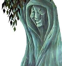 柳の木のおばあさん