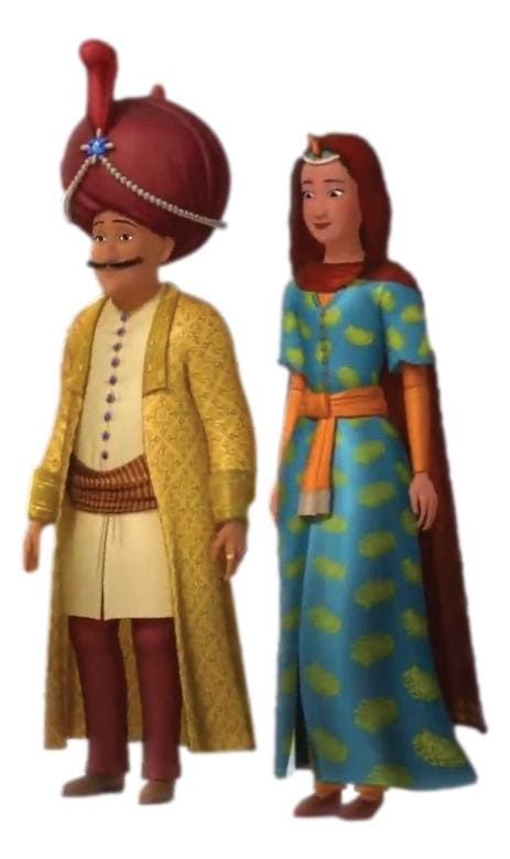 ハビブ国王、ファルナス王妃